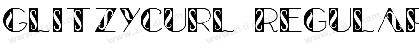 GlitzyCurl Regular字体转换
